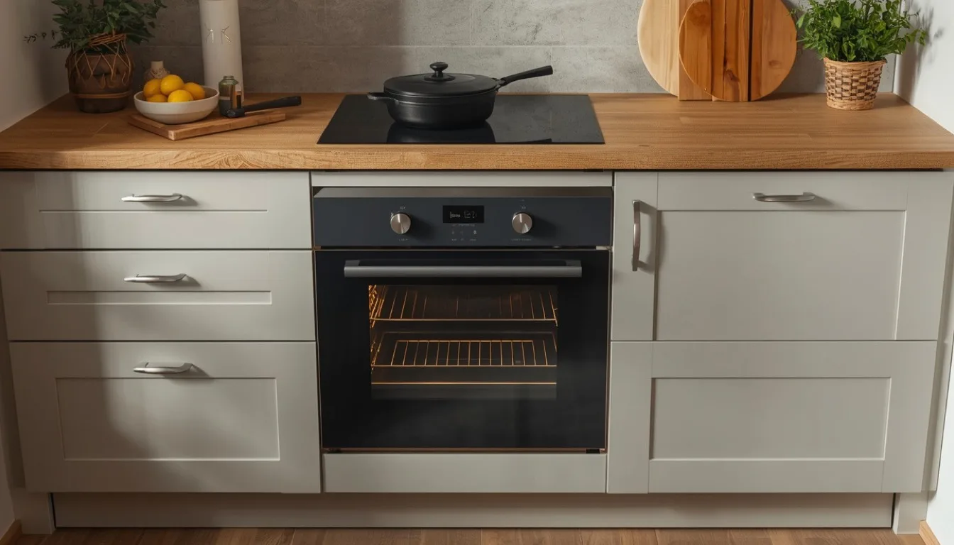 Neuer Backofen in einer sonst unveränderten Küchenzeile
